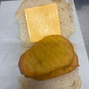 Chicken Double Cheese Burger