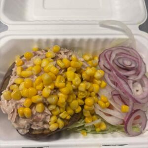 jacket tuna sweetcorn