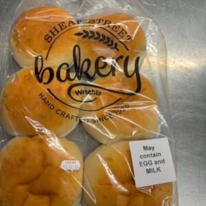 wrights pack of 6 baps