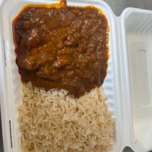 BEEF MADRAS & RICE