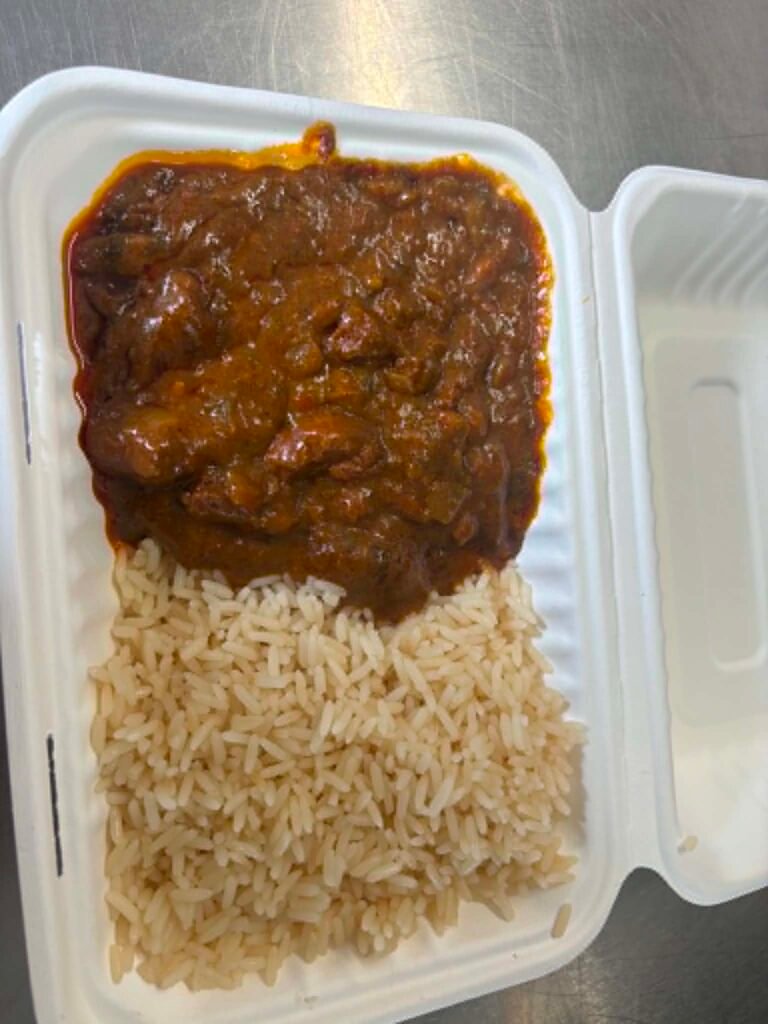 BEEF MADRAS & RICE
